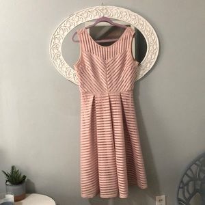 Sleeveless blush dress